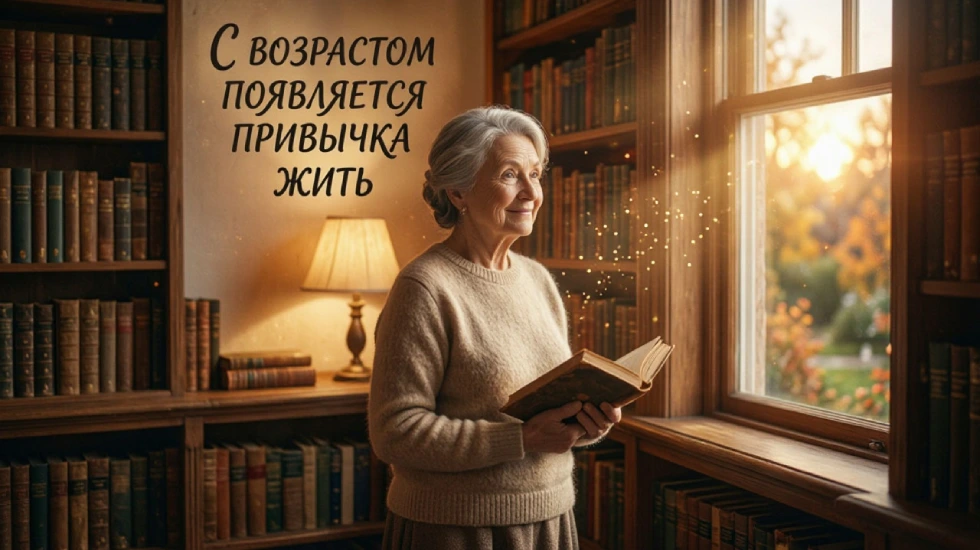 С возрастом появляется привычка жить