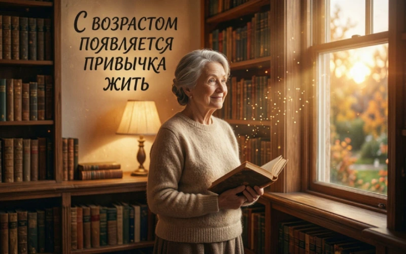 С возрастом появляется привычка жить